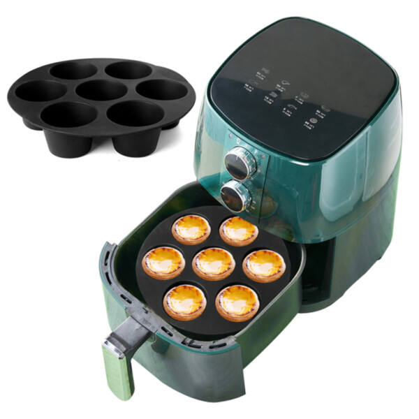 Bageform silikoneform mini muffin cupcake luft friere luft frigivet sort