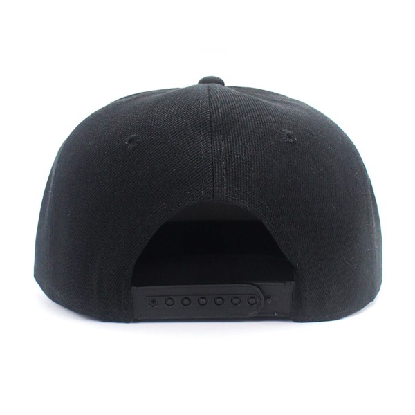 Sort Cap Snapback med spænde sort one size