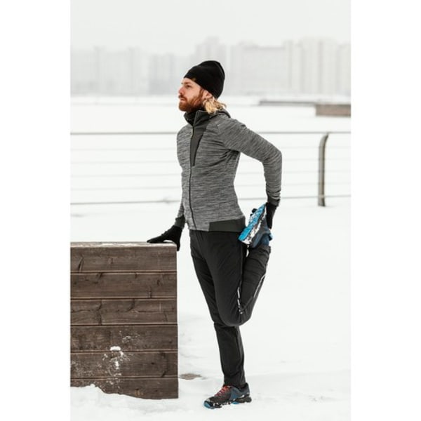 Talvisetti 3-in-1 | Hattu, putkihuivi ja hanskat Unisex musta