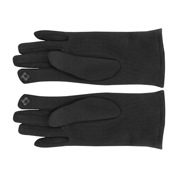 Kaksoiskosketusnäytölliset käsineet | Kosketa Gloves Musta musta