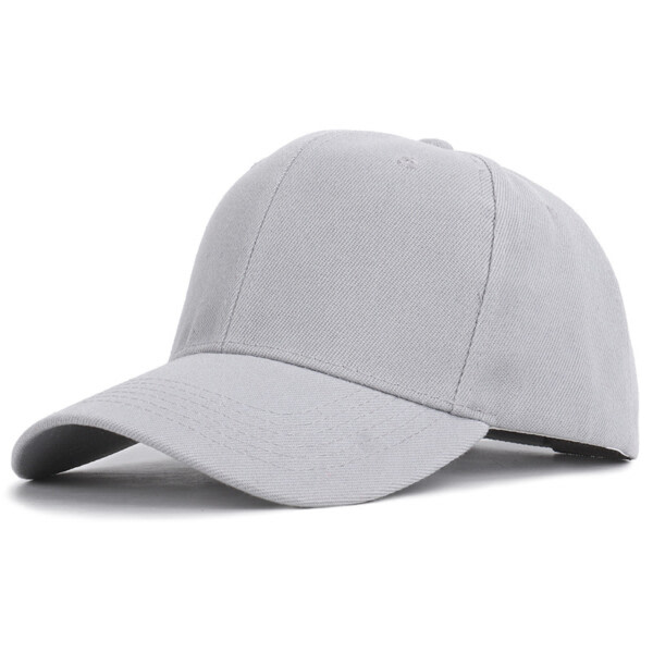 Grå cap sportsstrapback velcro grå one size