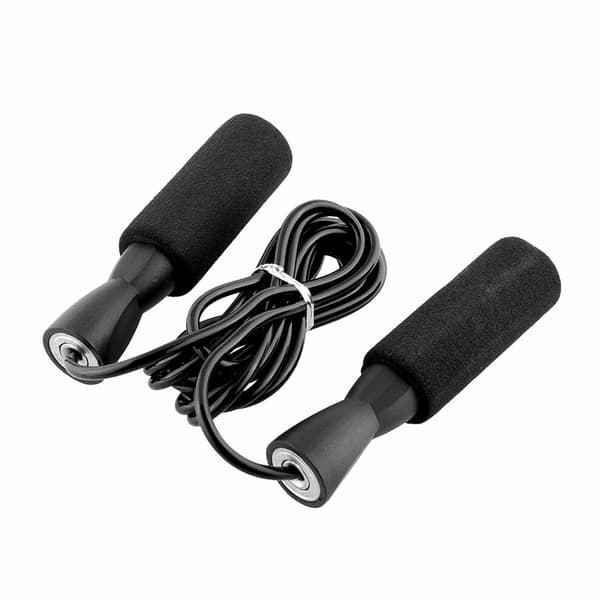Professionelt Jump Rope til Cardio Training Boxing Burning Fat sort