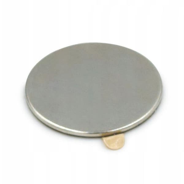 Neodym Plattmagnet 20x1 mm med 3M Tejp 10-Pack – Självhäftande Kraftig Magnet