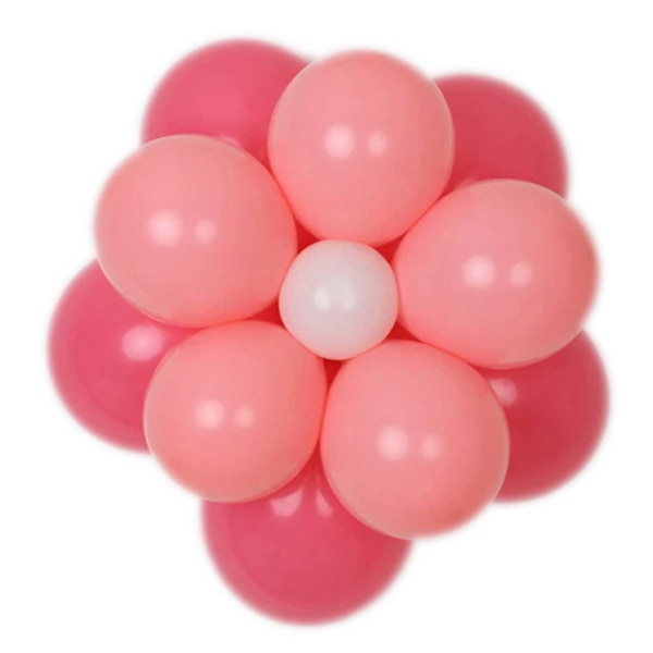 Ballongblomma 10-pack - Ballonghållare för Dekoration transparent