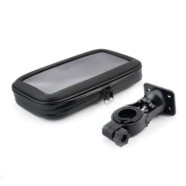 Universal Vandtæt Mobil Holder Cykel Cykelpose Mobile 5 " sort