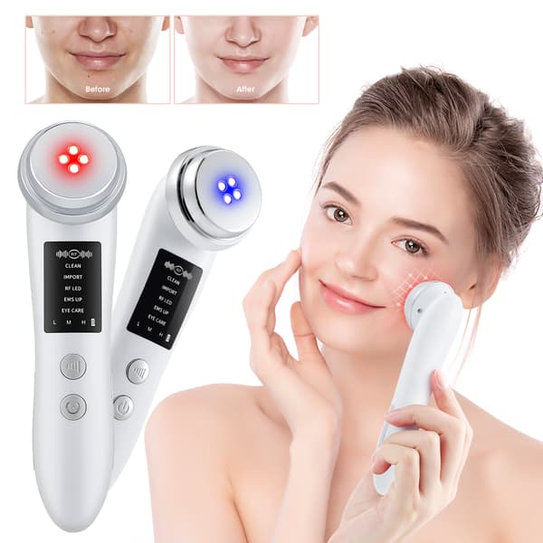 4-i-1 Ansiktsmassageapparat med RF & LED – Multifunktionell Hudvårdsenhet