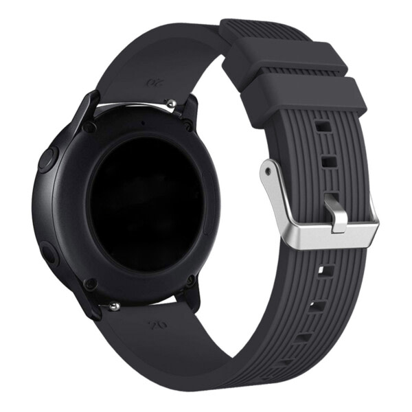 Galaxy Watch Armband 20mm 4/5 40/42/44/45/46mm Svart svart