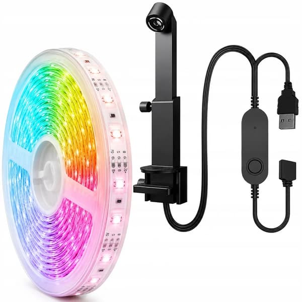 Ambient LED Strip for TV og skjerm 45-60 tommer Smart bakgrunnsbelysning