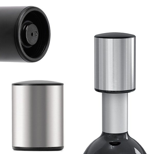 Vakuumkork för Vinflaskor och Champagne Silver