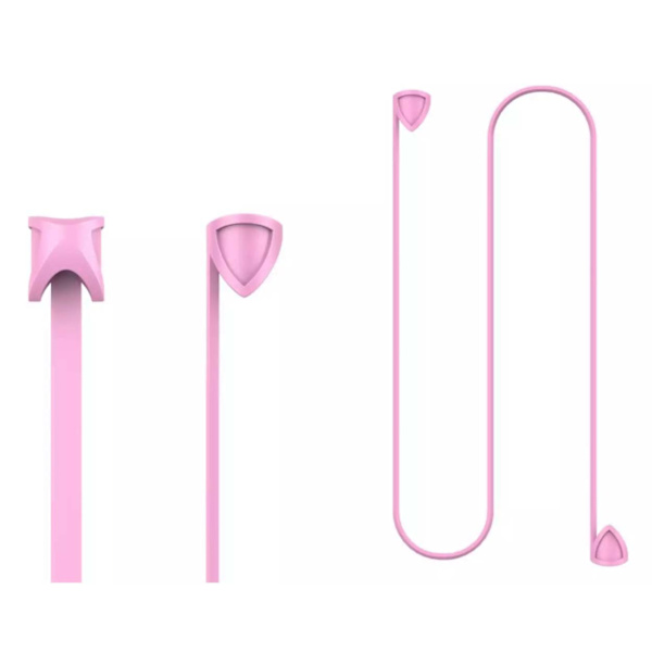 Apple AirPods Halsrem Strap Snöre Hänga Runt Halsen - Rosa rosa