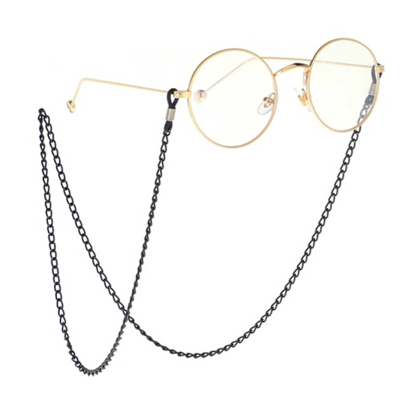 Senils String Black Chain Egelassed E kanthlassed Nectine's svart