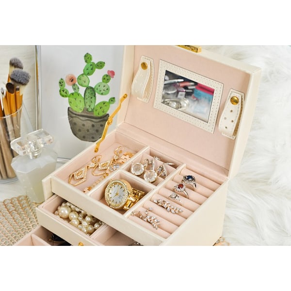 Elegant Smyckeskrin Beige beige
