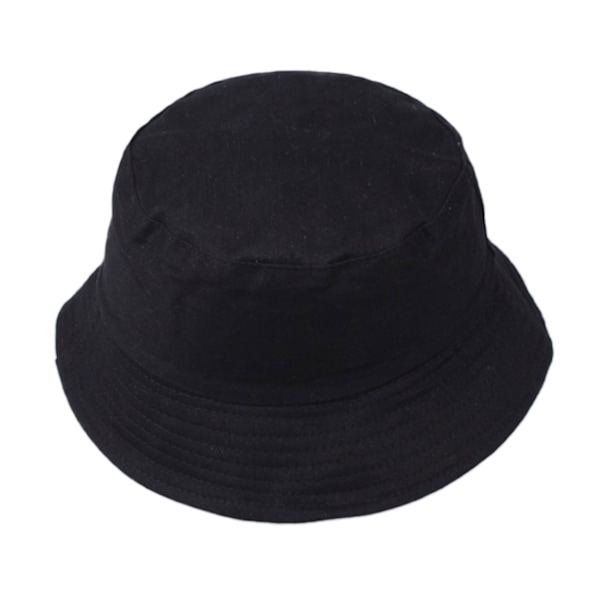 Svart Fiskehatt Bucket Hat Mössa Hatt svart one size