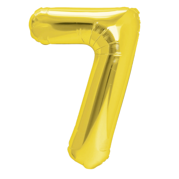 Foliebong Tall 7 Gull 70 cm gull