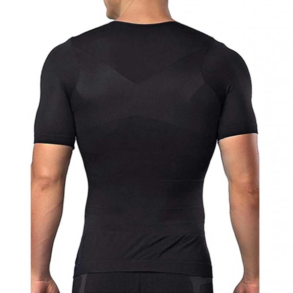 Hållningströja för Bättre Hållning Posture T-shirt M Svart svart