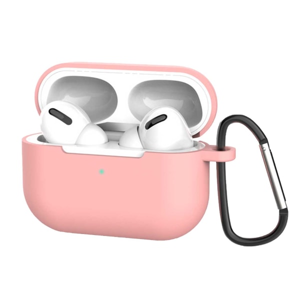 Pink æble airpods pro cases stødtæt beskyttende case silikone pink