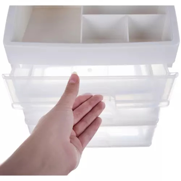 Makeup Organizer | Organizer for makeup og kosmetik hvid