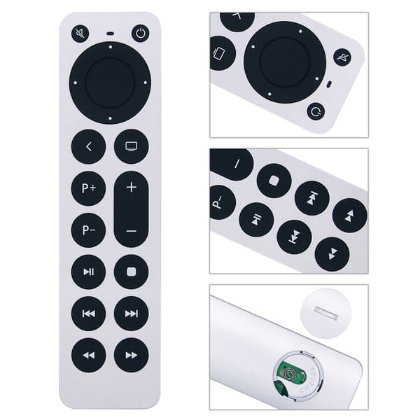 Apple TV 4K Kompatibel Fjernkontroll hvit