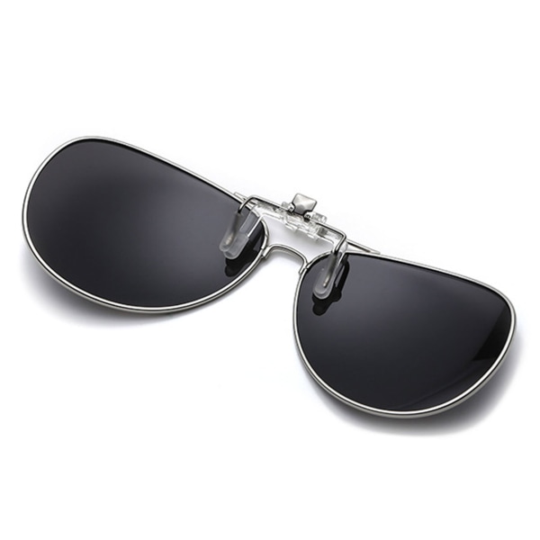 Clip -on Pilot -aurinkolasit mustat - kiinnitetty olemassa oleviin laseihin! musta