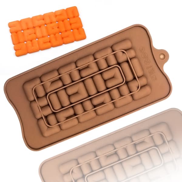 Silikonform för chokladkaka – Form för chokladbar 16cm