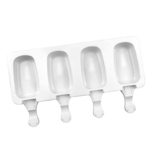 4-pack Glassform Silikon - Gör Glasspinnar Bakverk Hemma vit