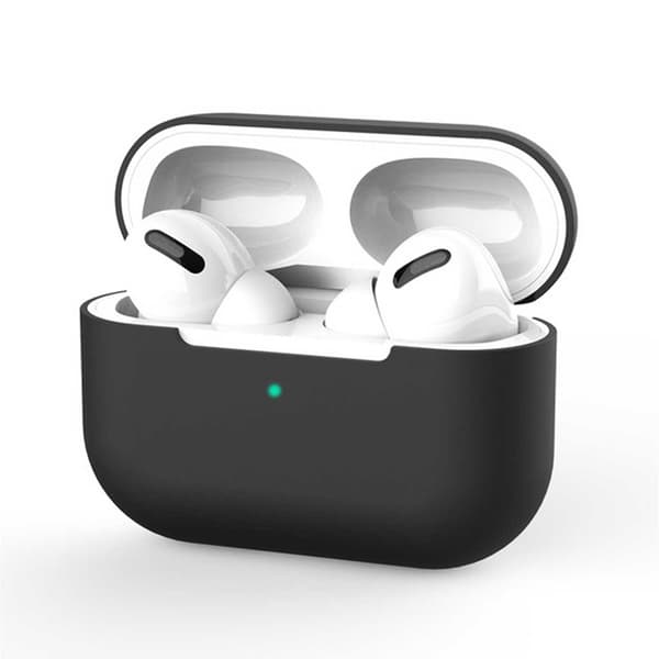 Black Apple AirPods Pro Case Case ShockProof Beskyttelseskasse sort
