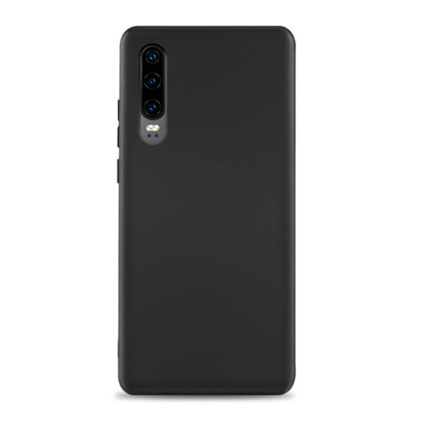 Ohut musta huawei p30 shell coulble shell 1 mm tpu musta