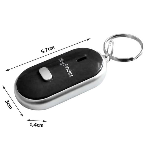 Key Finder Key Finder med fløytefunksjon Svart svart