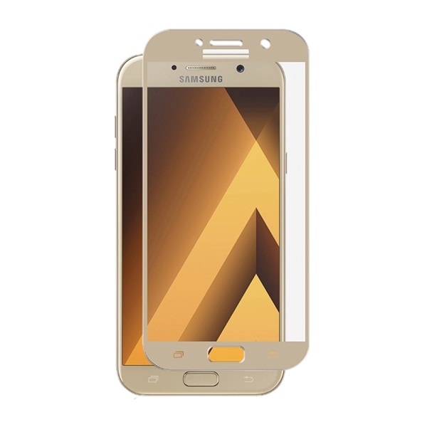 Samsung Galaxy S7 Skärmskydd Kolfiber  Härdat Glas (Guld) guld