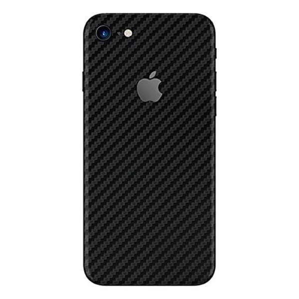 iPhone 7/8 Hiilikuitu ihon suojaava muovinen takaosa läpinäkyvä
