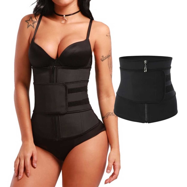 Träningskorsett Midjetränare Waist Trainer Shapewear Midjebälte XL