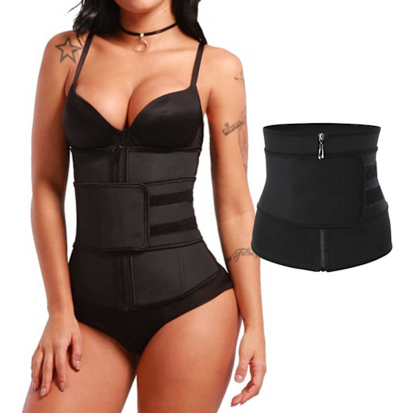 Träningskorsett Midjetränare Waist Trainer Shapewear Midjebälte XXL