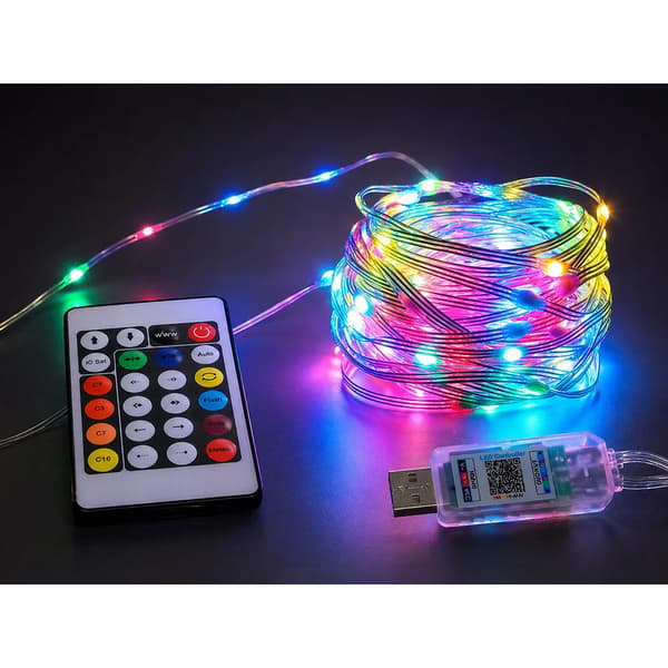 Ulkokäyttöinen LED-nauha RGB 10m IP65 USB Bluetoothilla ja sovelluksella