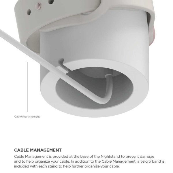 Apple Watch Set Holder White valkoinen