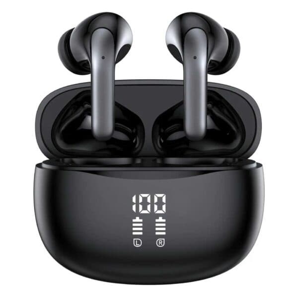 TWS Bluetooth-kuulokkeet ANC ENC BT 5.3 Musta musta