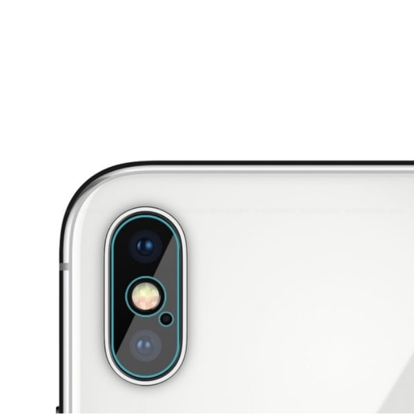 2-Pack iPhone X -suojaus kameransuojakameran linssille läpinäkyvä