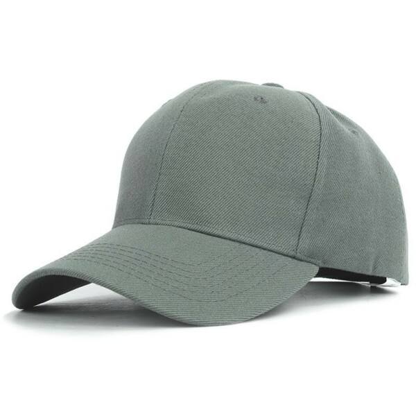 Caps Sport Strapback Velcroal Grey harmaa one size