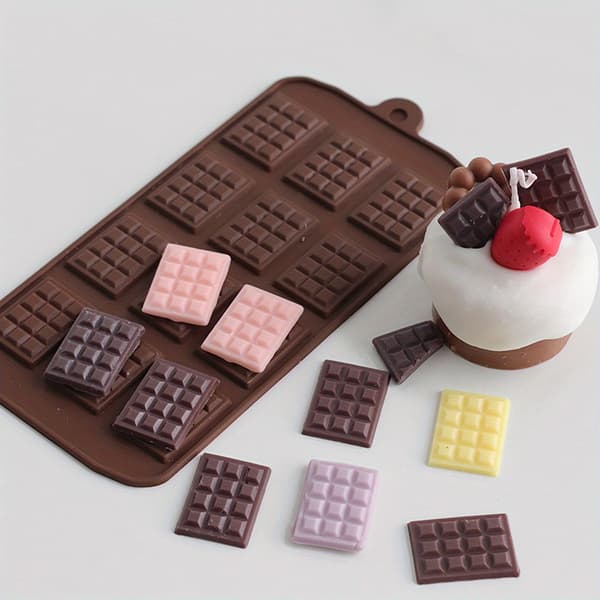 Silikon Chokladform Mini Chokladkakor Godis Bakning