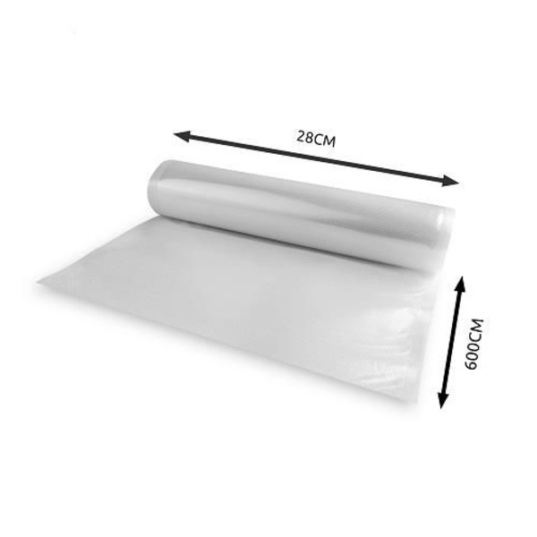 Vakuumfolie på Rulle 28x600cm Storpack transparent