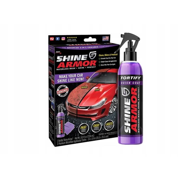 Keramisk sprayvoks 3-i-1 til bil – lakbeskyttelse med glans og hydrofob effekt 230 ml