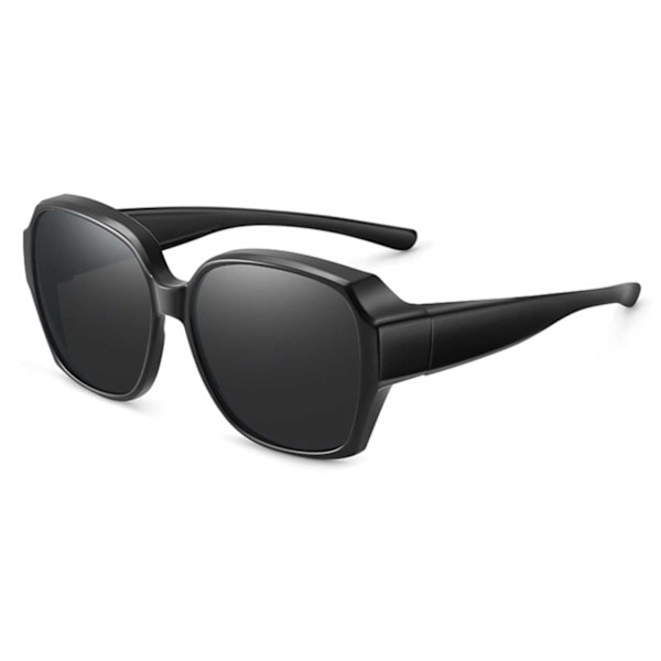Polarized Suncovers Solbriller Over Glasses Sort sort