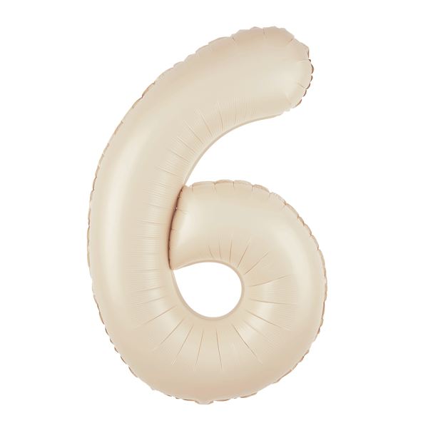 Folieballong Siffra 7 Kräm Beige 100 cm beige