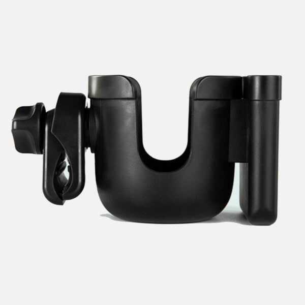 Barnevogninnehaver for mobil og flaske - Mobile Holder Bottle Holder barnevogn svart
