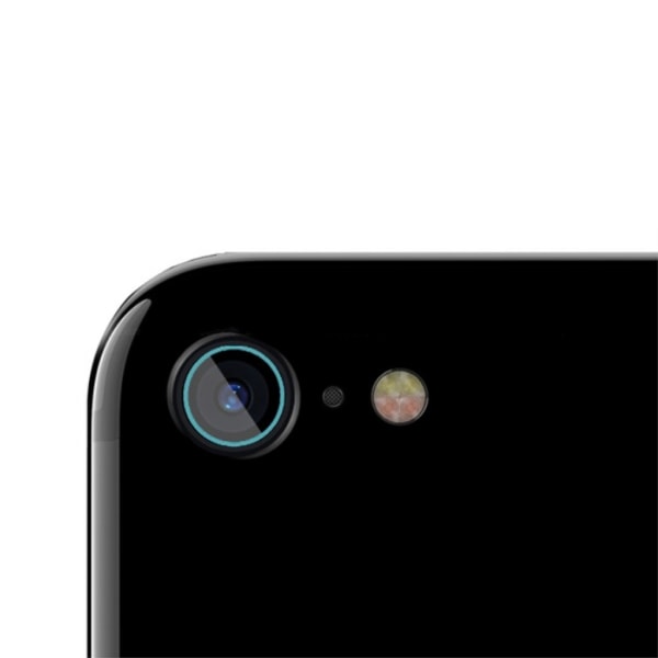 2-pack iPhone 8 Beskyttelse for kamerabeskyttelsesbeskyttelseslinsen gjennomsiktig