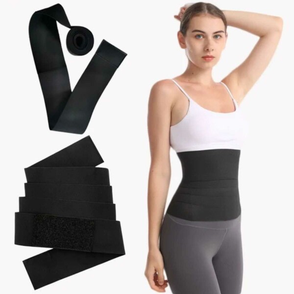 Free Size Waist Shaper Midjetränare 4m Svart svart