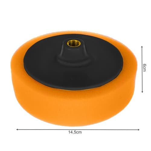 3 poleringssvamper for bil med M14 Adapter