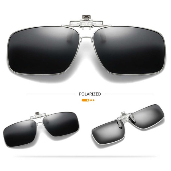 Flip Up Metal Clip-on aurinkolasit Flip Up hopea hopea