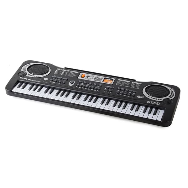 Piano keyboard for barn med mikrofon