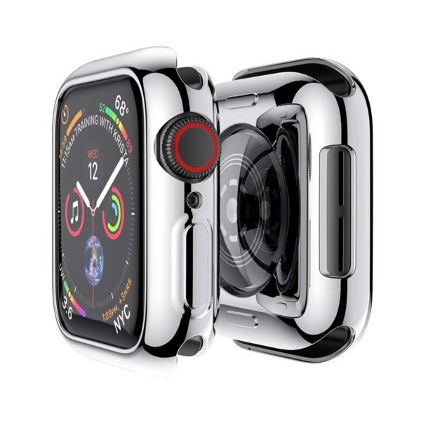 Apple Watch 7 41mm Skall Case Screen Protection Silver sølv