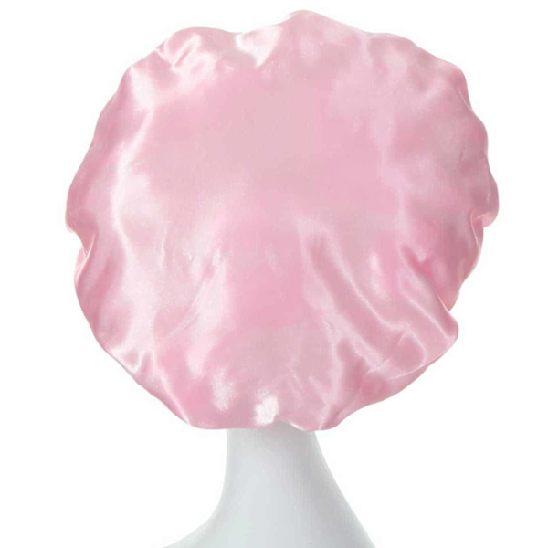 Sovmössa - Satin Bonnet - Sleep Cap Rosa One Size rosa